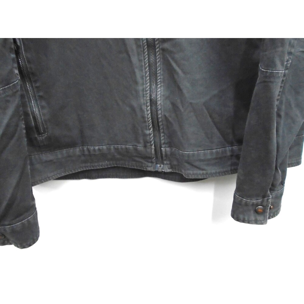 KUHL Kovert Mens Size 2XL Double Kross Moto Style Jacket Vtg Patina Fade Black - Picture 9 of 16